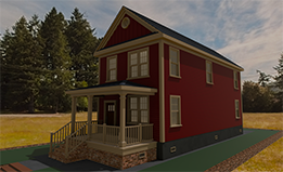 House, Capella in background.