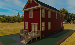 House, front-right view.